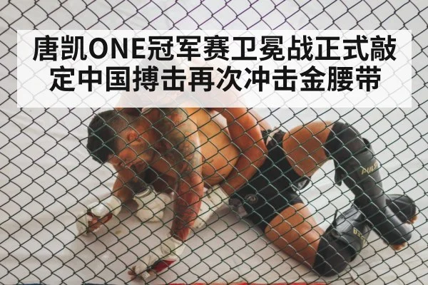 唐凯ONE冠军赛卫冕战正式敲定中国搏击再次冲击金腰带